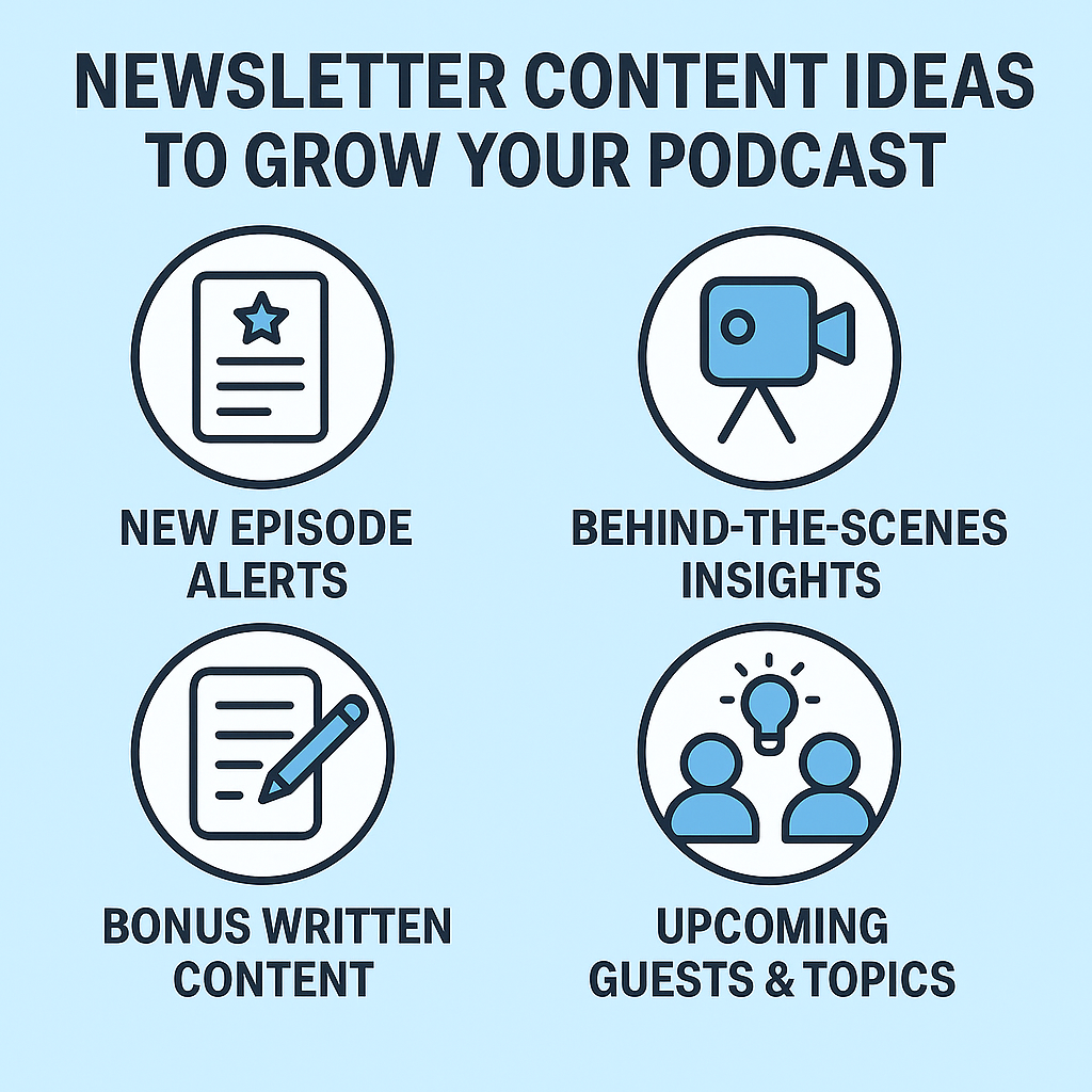 15 Content Ideas for Your Podcast Newsletter
